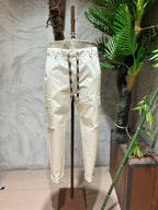 PANTALONI CARGO - MORO,BIANCO