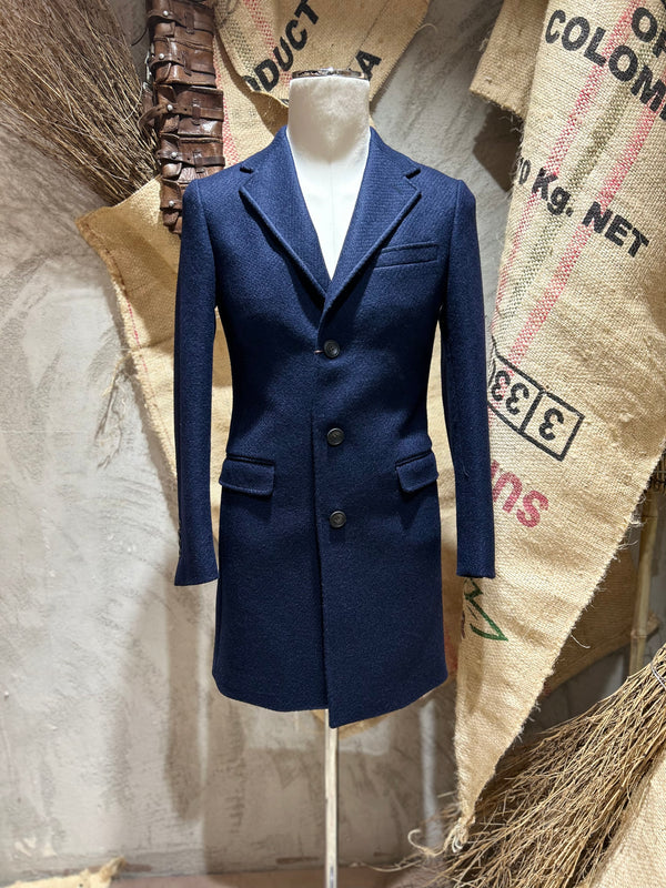 CAPPOTTO MONOPETTO - BLU NAVY