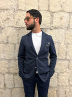 GIACCA NIDO D'APE - BLU