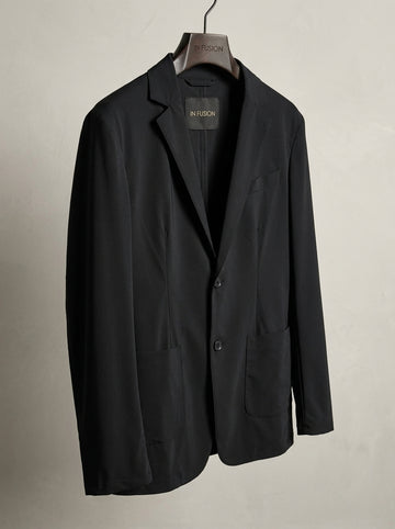 Tecno — Giacca Tascabile Tessuto Tecnico No Stiro Slim Fit