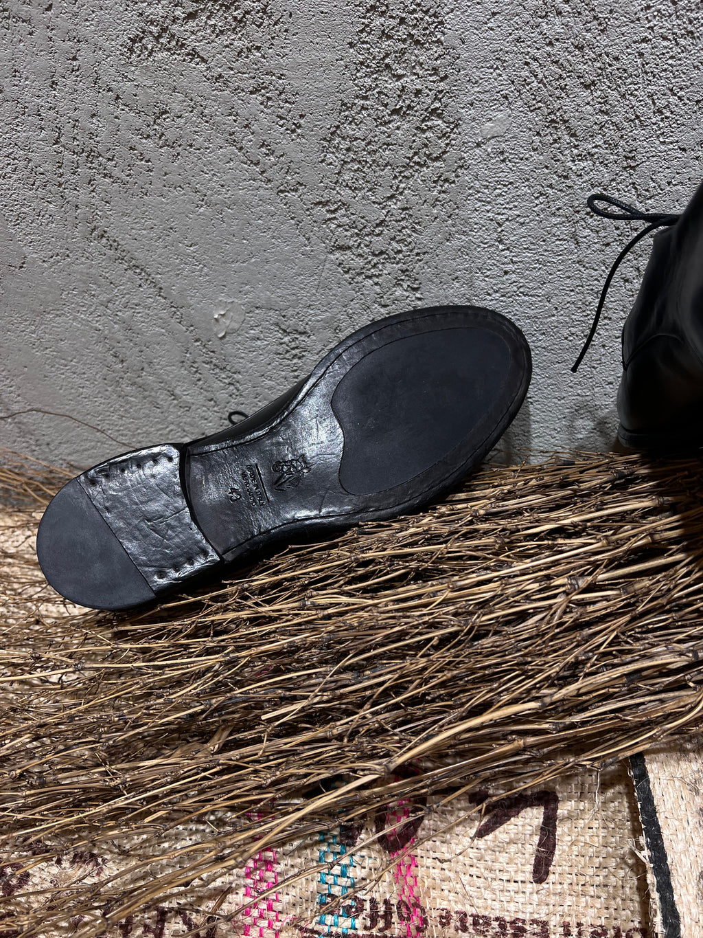 STRINGATE IN PELLE -  NERO