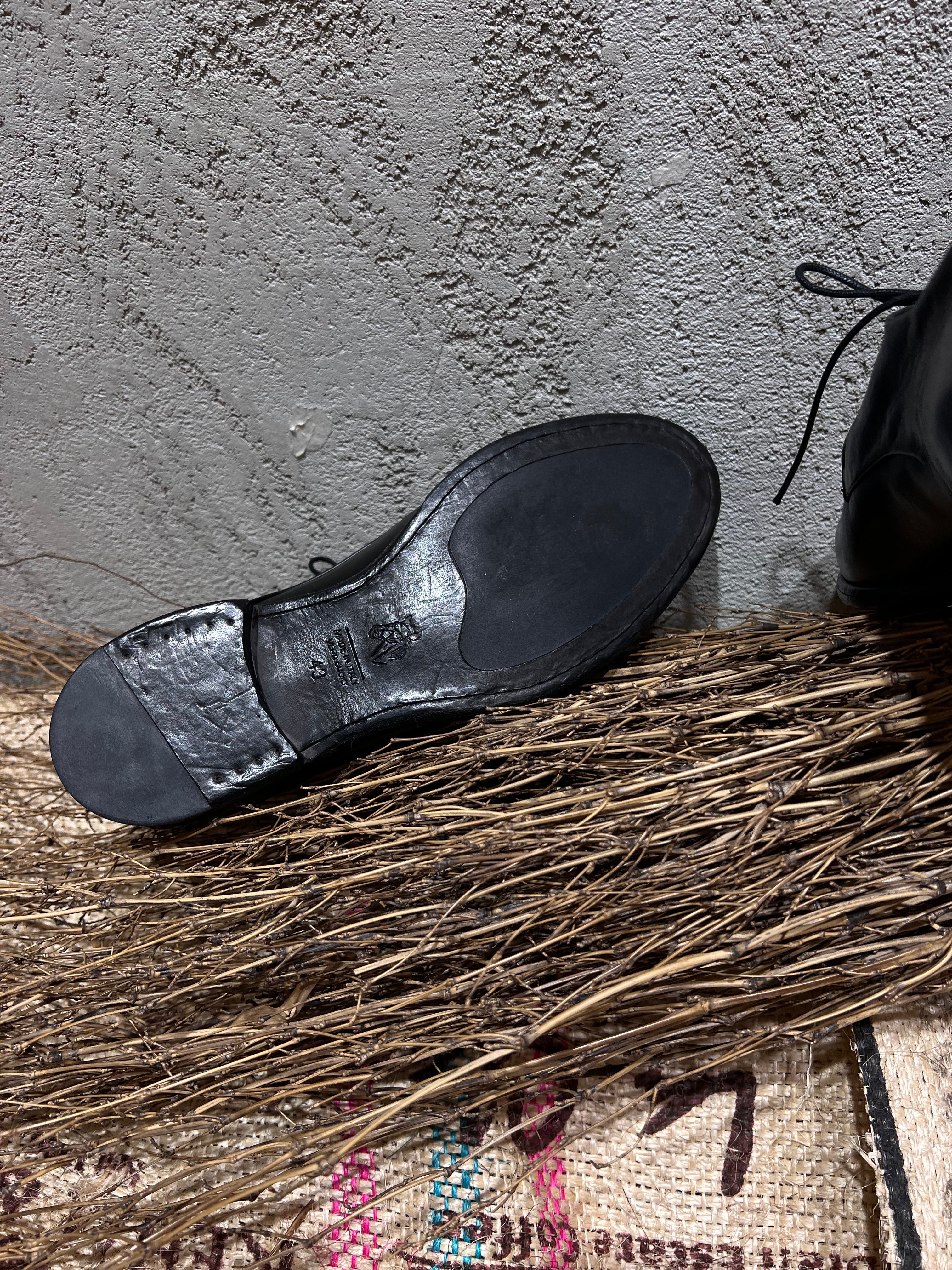 STRINGATE IN PELLE -  NERO