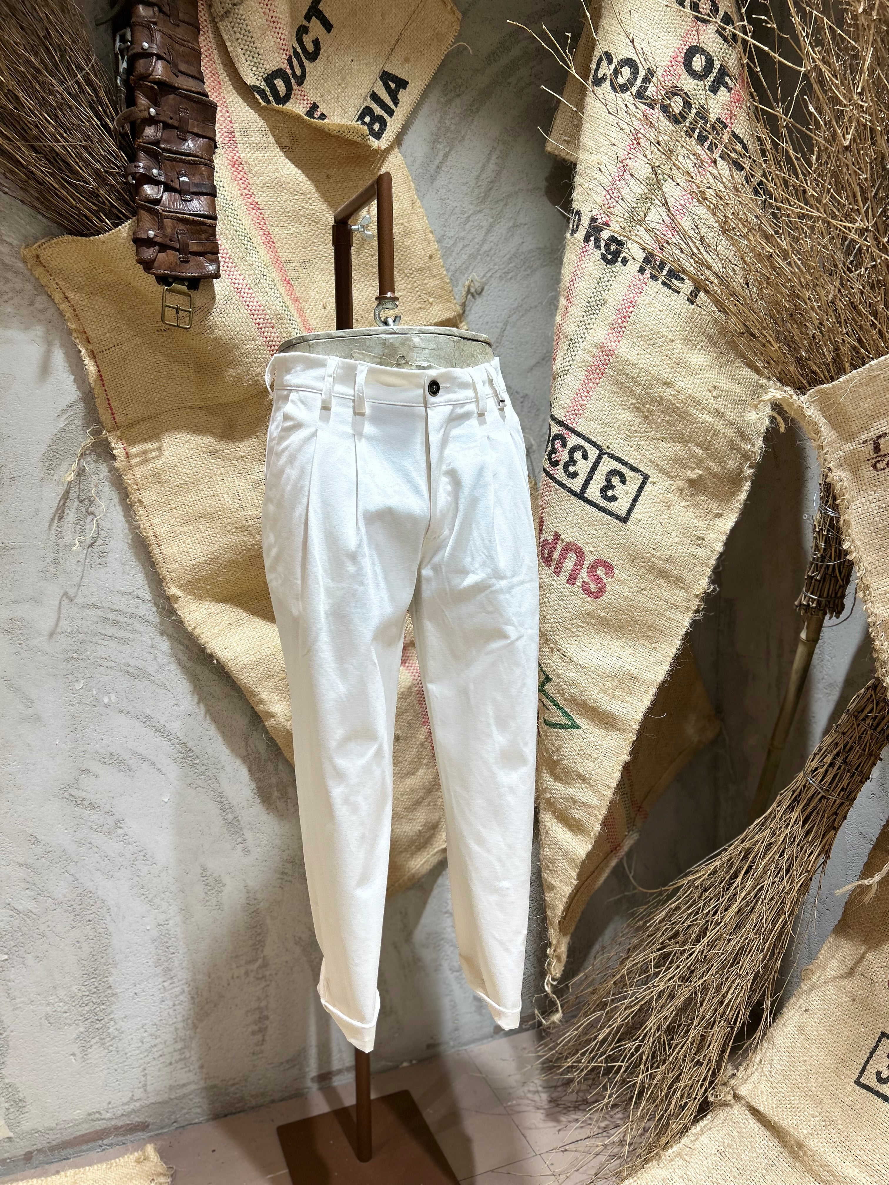 PANTALONI - BIANCO, FANGO,BLU NAVY