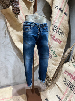 SKINNY DENIM EXCHANGED WASH - DENIM