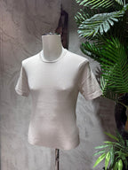 MAGLIA GIROCOLLO - SABBIA,NERO