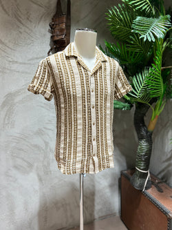 CAMICIA CROCHET - BEIGE