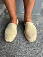 ESPADRILLAS IN SUEDE - SABBIA, LIGHT BROWN