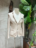 GIACCA TAGLIO VIVO - SABBIA,BLU NAVY,VERDE