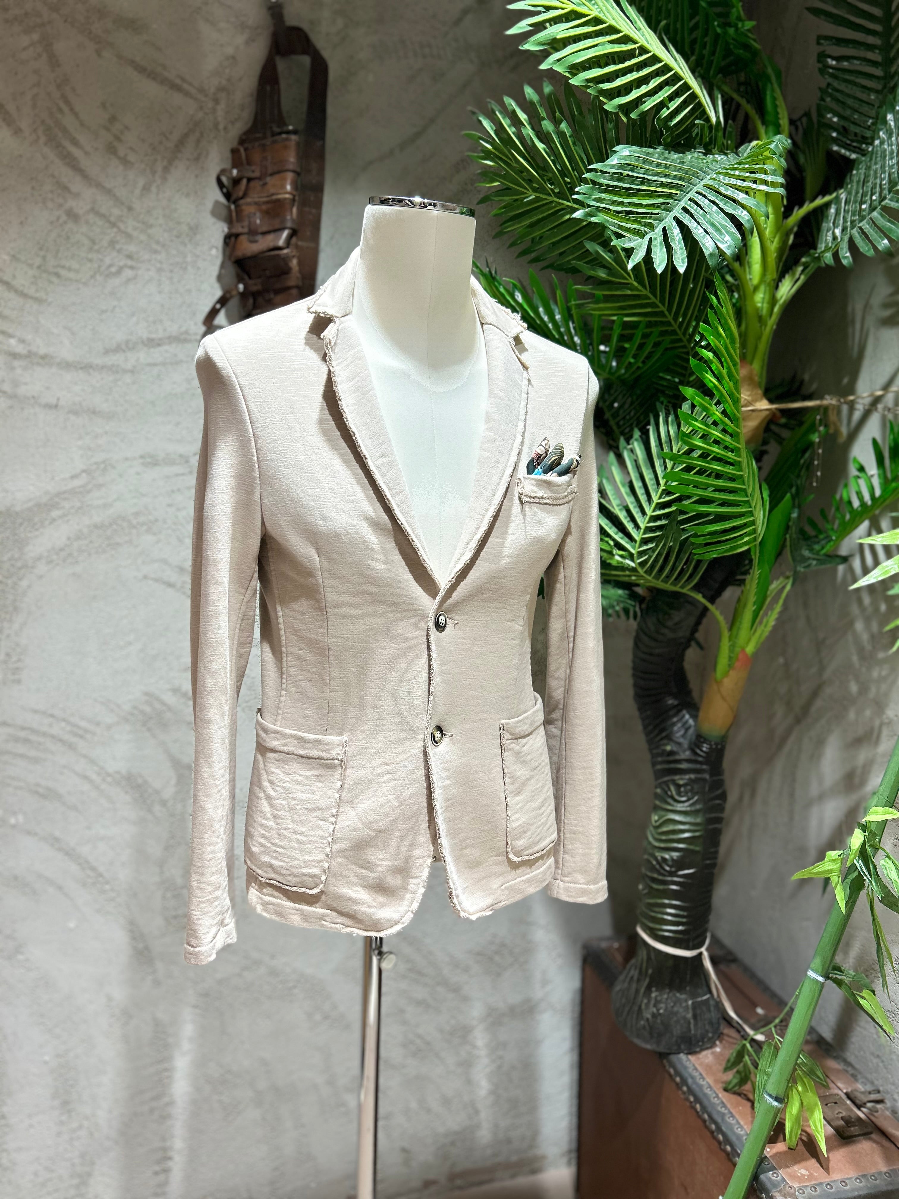 GIACCA TAGLIO VIVO - SABBIA,BLU NAVY,VERDE