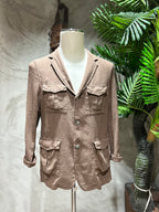 SAHARIANA  MISTO LINO - CACAO