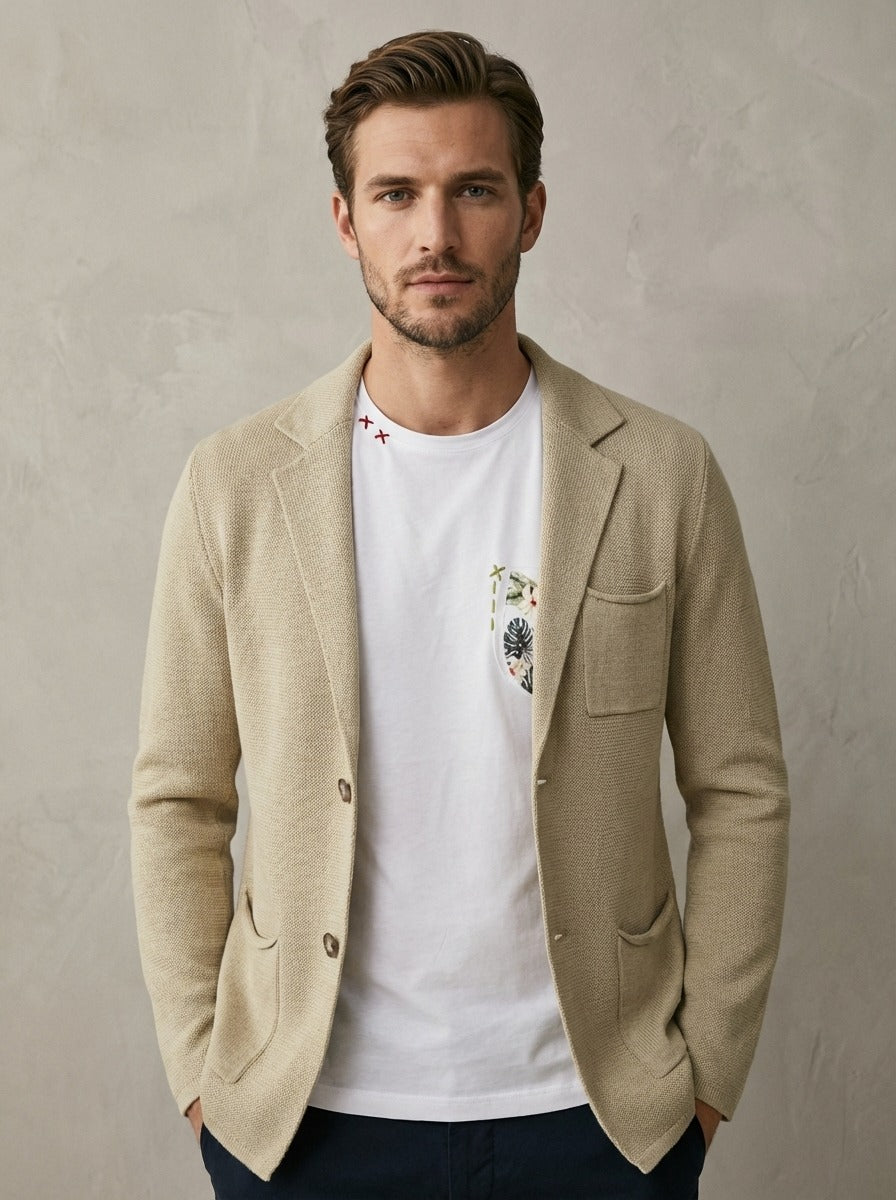 CARDIGAN TAGLIO GIACCA