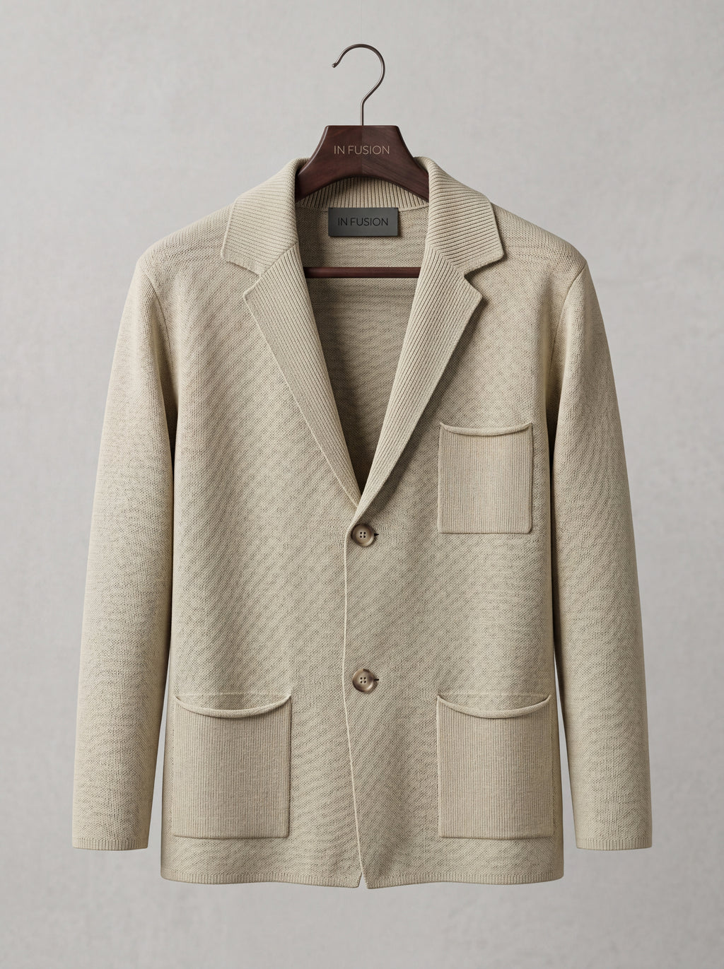 CARDIGAN TAGLIO GIACCA