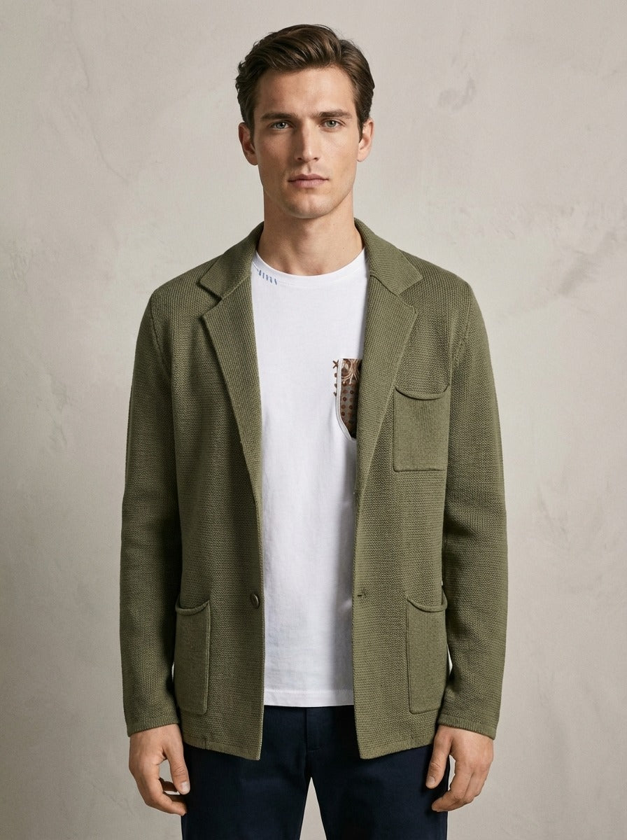 CARDIGAN TAGLIO GIACCA