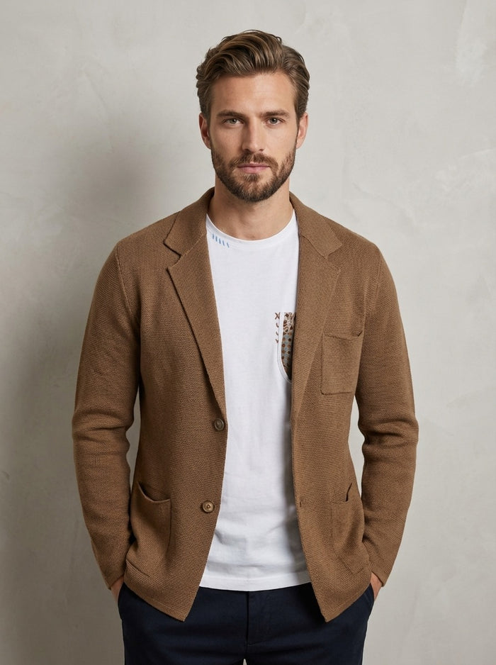 CARDIGAN TAGLIO GIACCA