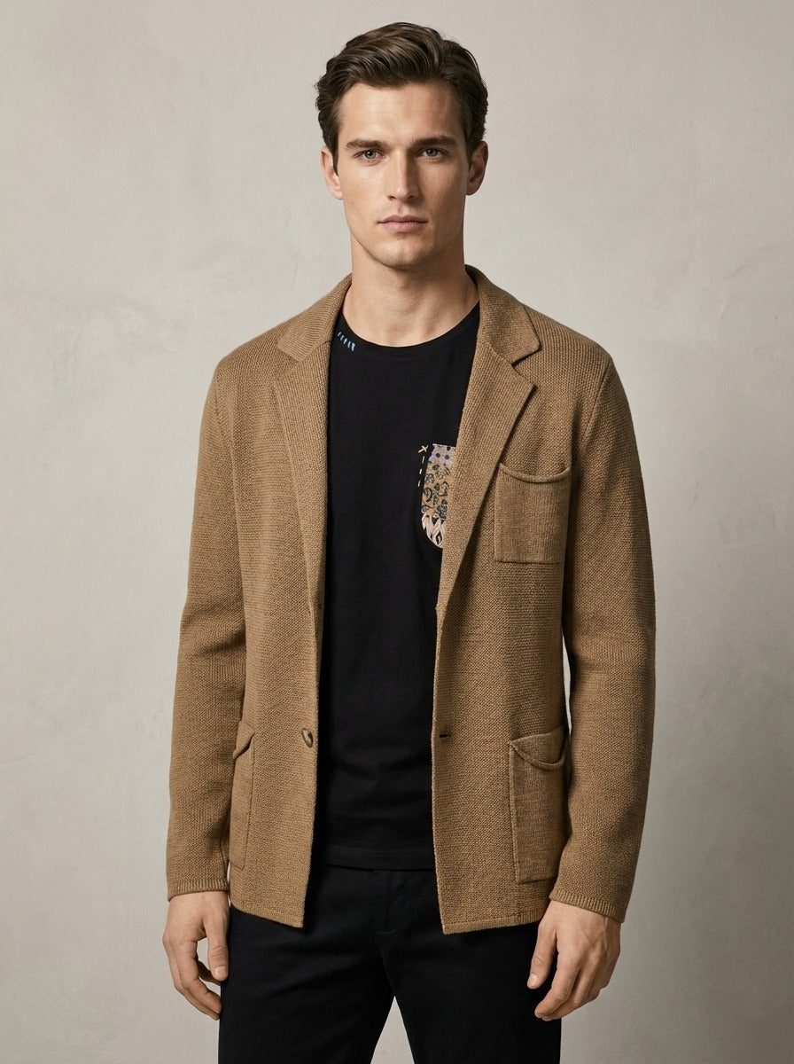 CARDIGAN TAGLIO GIACCA