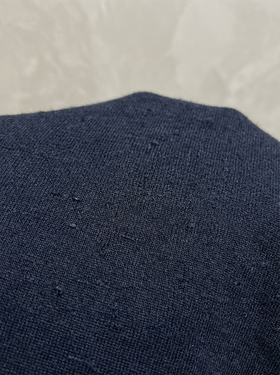 CREW NECK LINEN YARN SWEATER