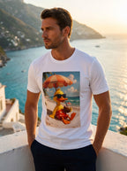 T-SHIRT WITH APPLIQUÉ DUCK PATCH