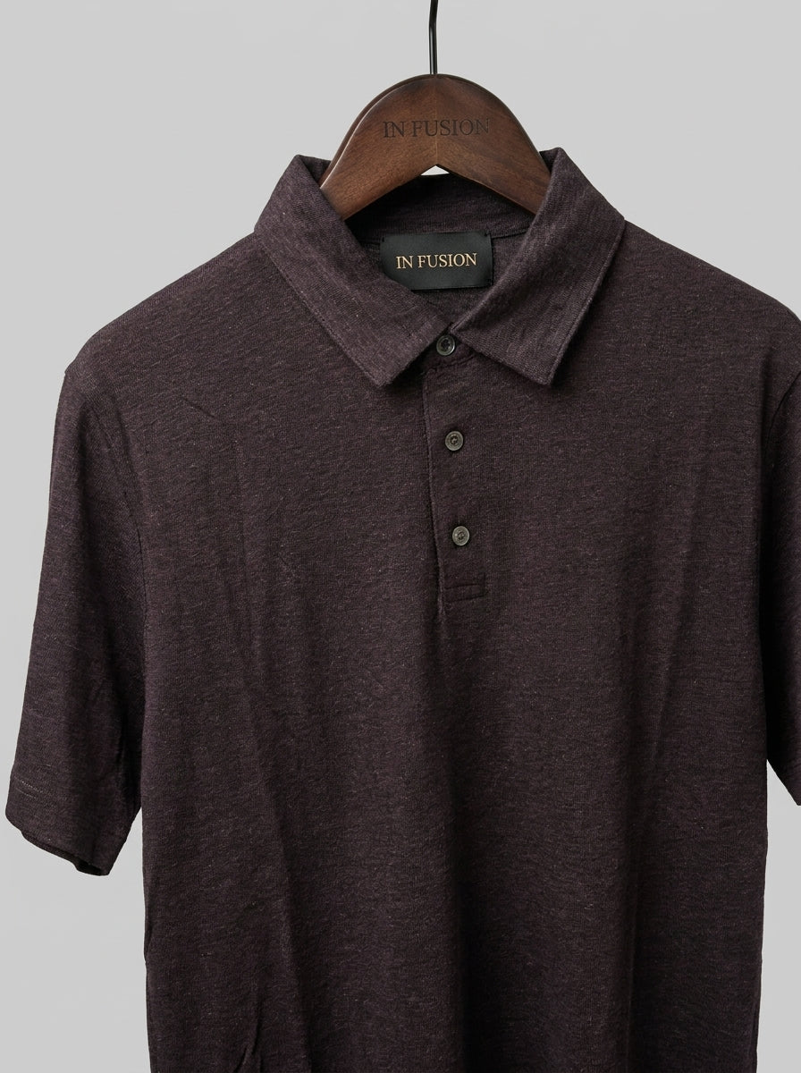 Gelso — Polo in Filo di Lino e Cotone Made in Italy