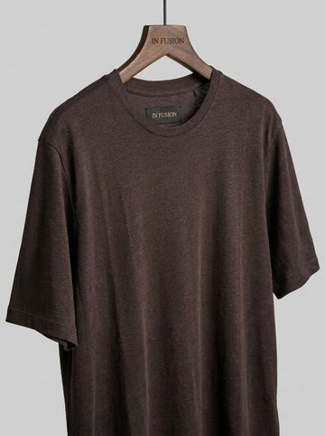 Maglia Girocollo in Lino e Cotone
