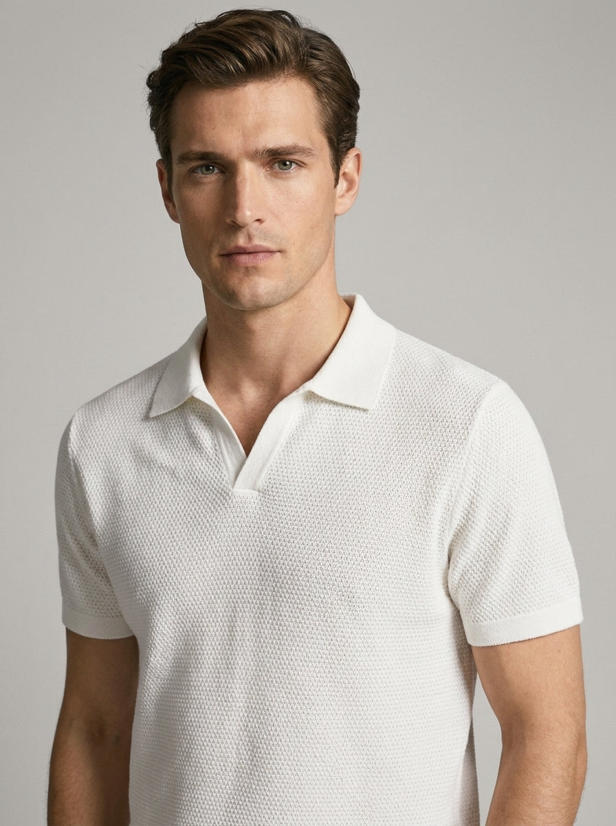 HONEYCOMB PIQUÉ POLO