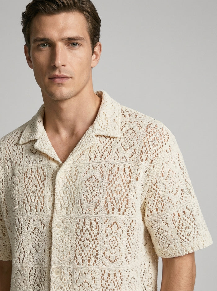 Camicia Crochet Traforata