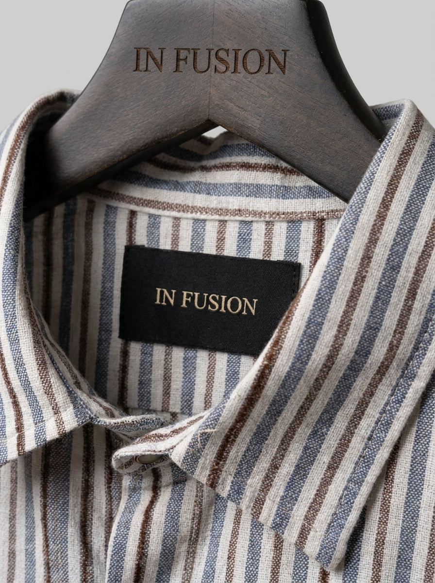 Camicia Rigata Multicolor