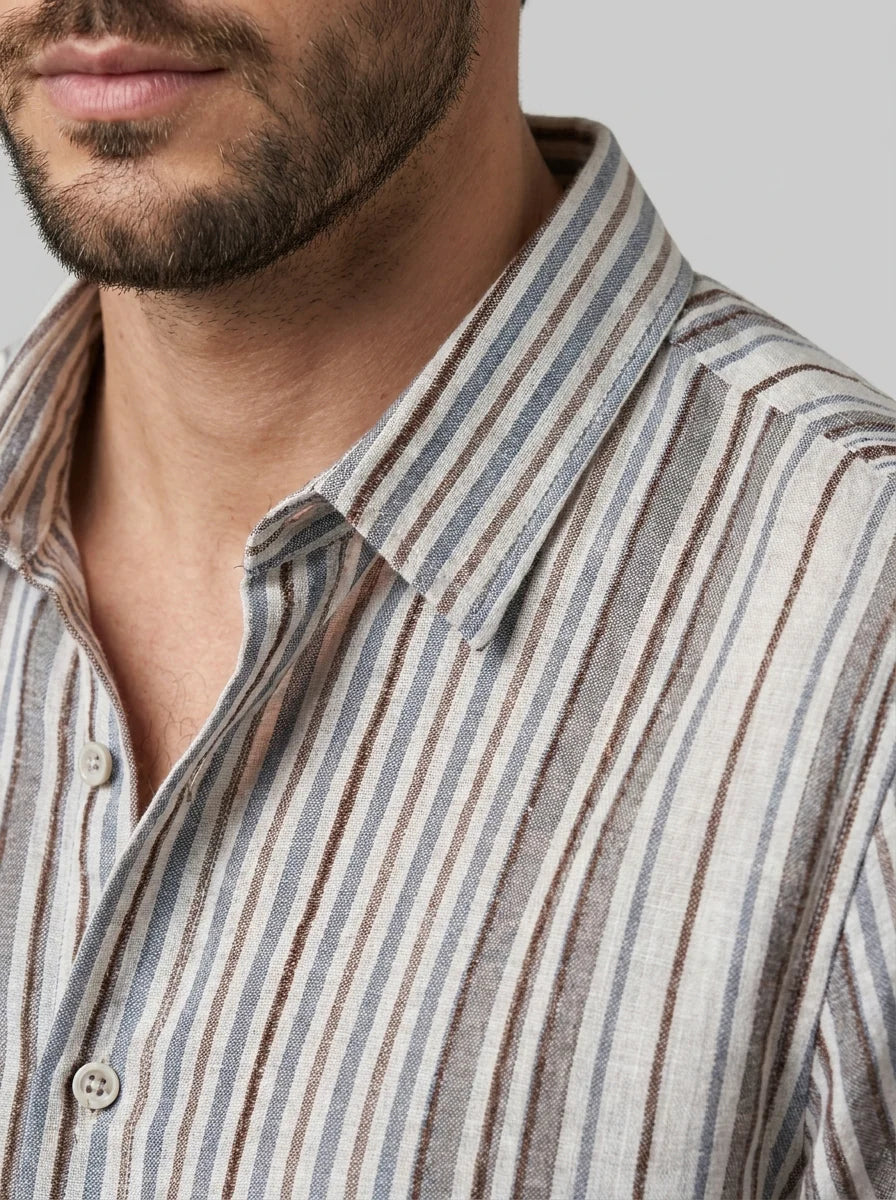 Taormina — Camicia Lino e Cotone Made in Italy
