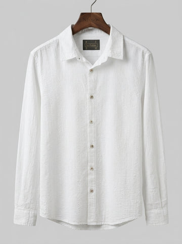 Camicia Bianca con Texture