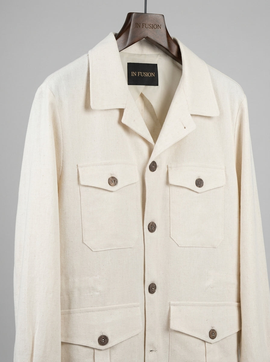 Safari Jacket with Tailored Pockets