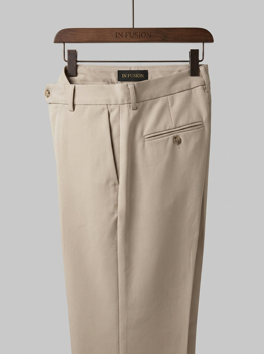 FRONTIER PANTS - BEIGE, DARK BROWN