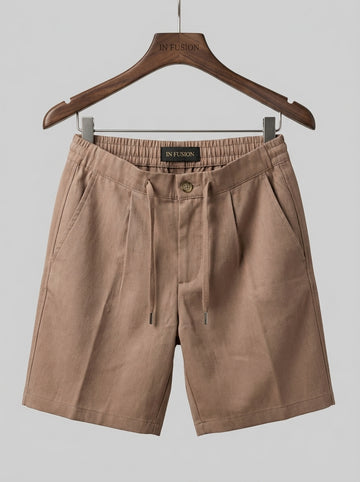 Shorts in Viscosa Regular con Coulisse
