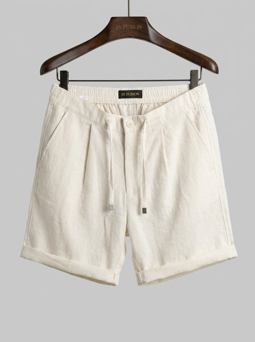 Shorts in Viscosa Regular con Coulisse