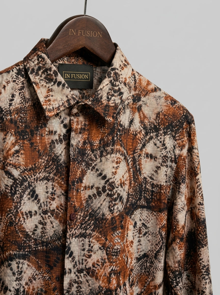 Camicia Slim Fit Fantasia Japan