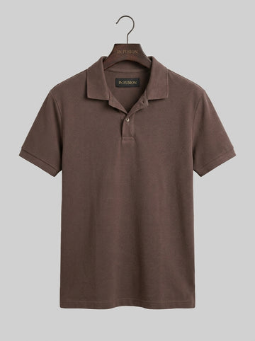 Polo Colletto con Texture