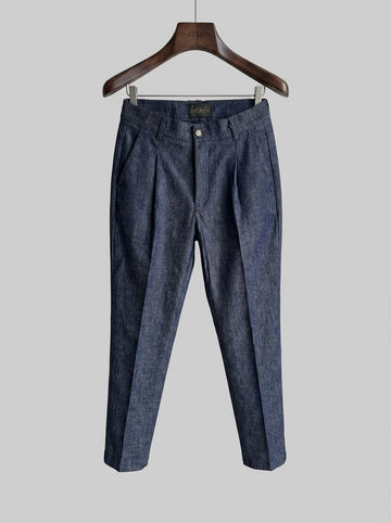 Pantalone Lino e Cotone Slim Fit
