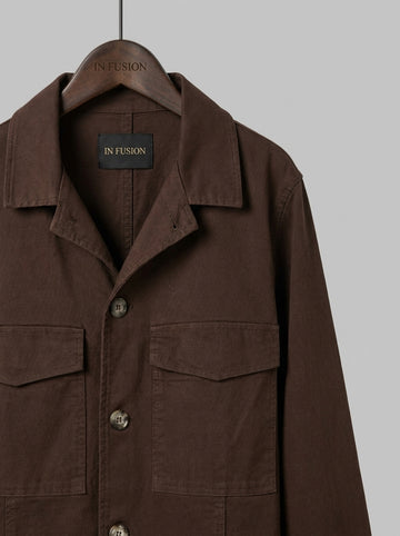 Overshirt in Cotone 100%