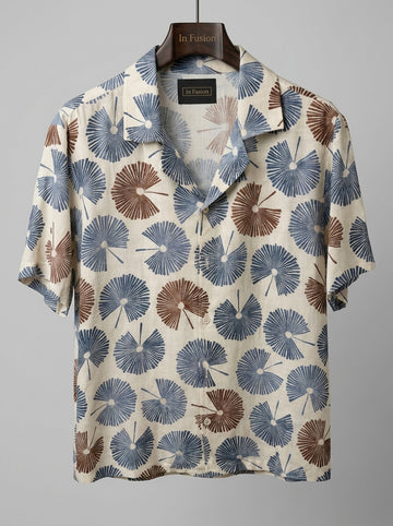 Camicia Stampa Ventagli