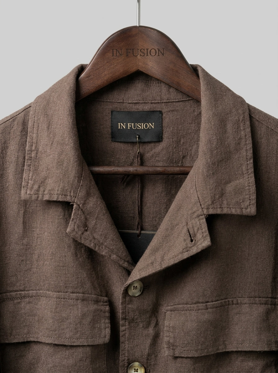 Overshirt Lino Viscosa