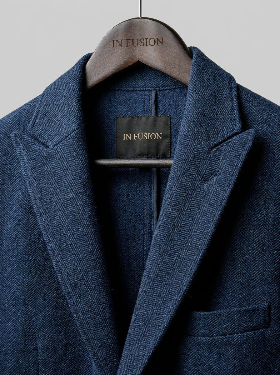 Giacca Spigata Slim Fit