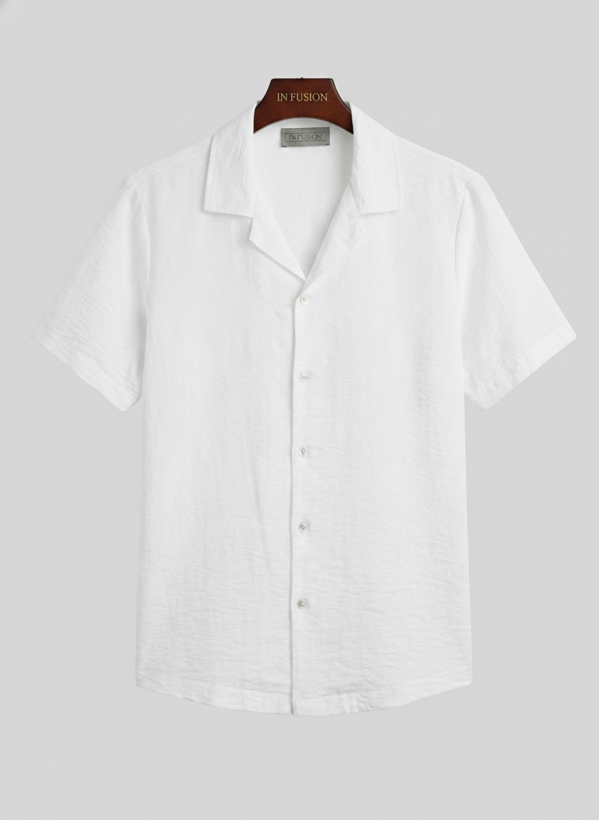 Camicia in Viscosa Manica Corta