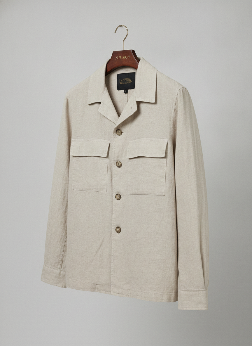 Overshirt Lino Viscosa