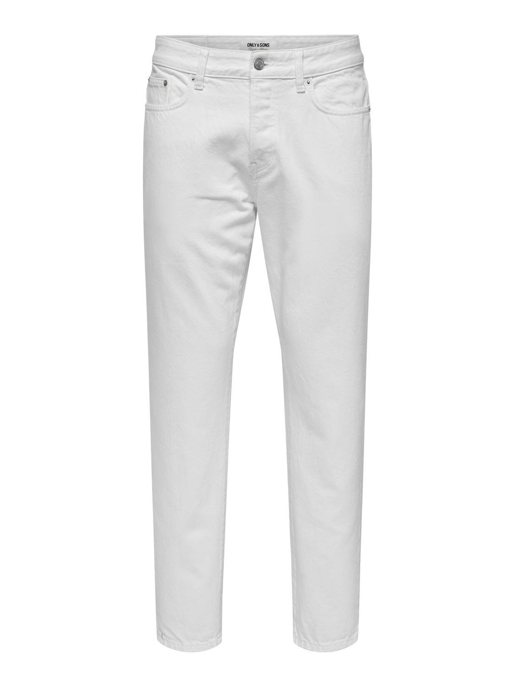 DENIM CARROT FIT - BIANCO