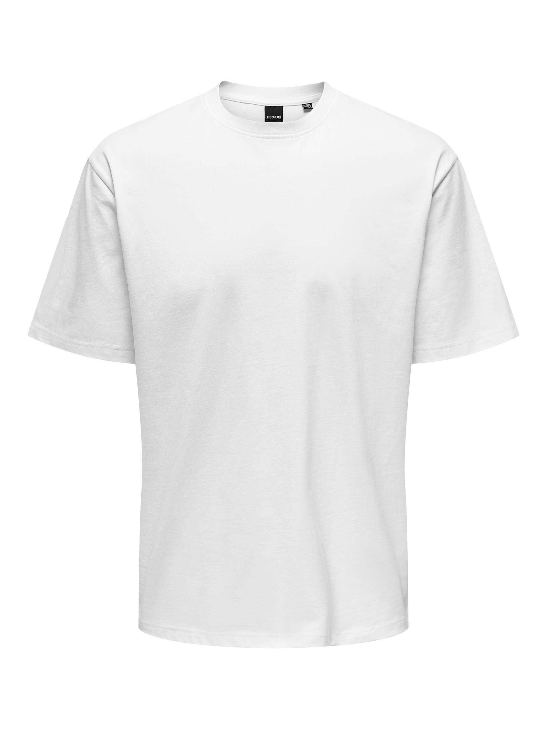 T-SHIRT BASIC OVERSIZE - BIANCO, SABBIA , NERO