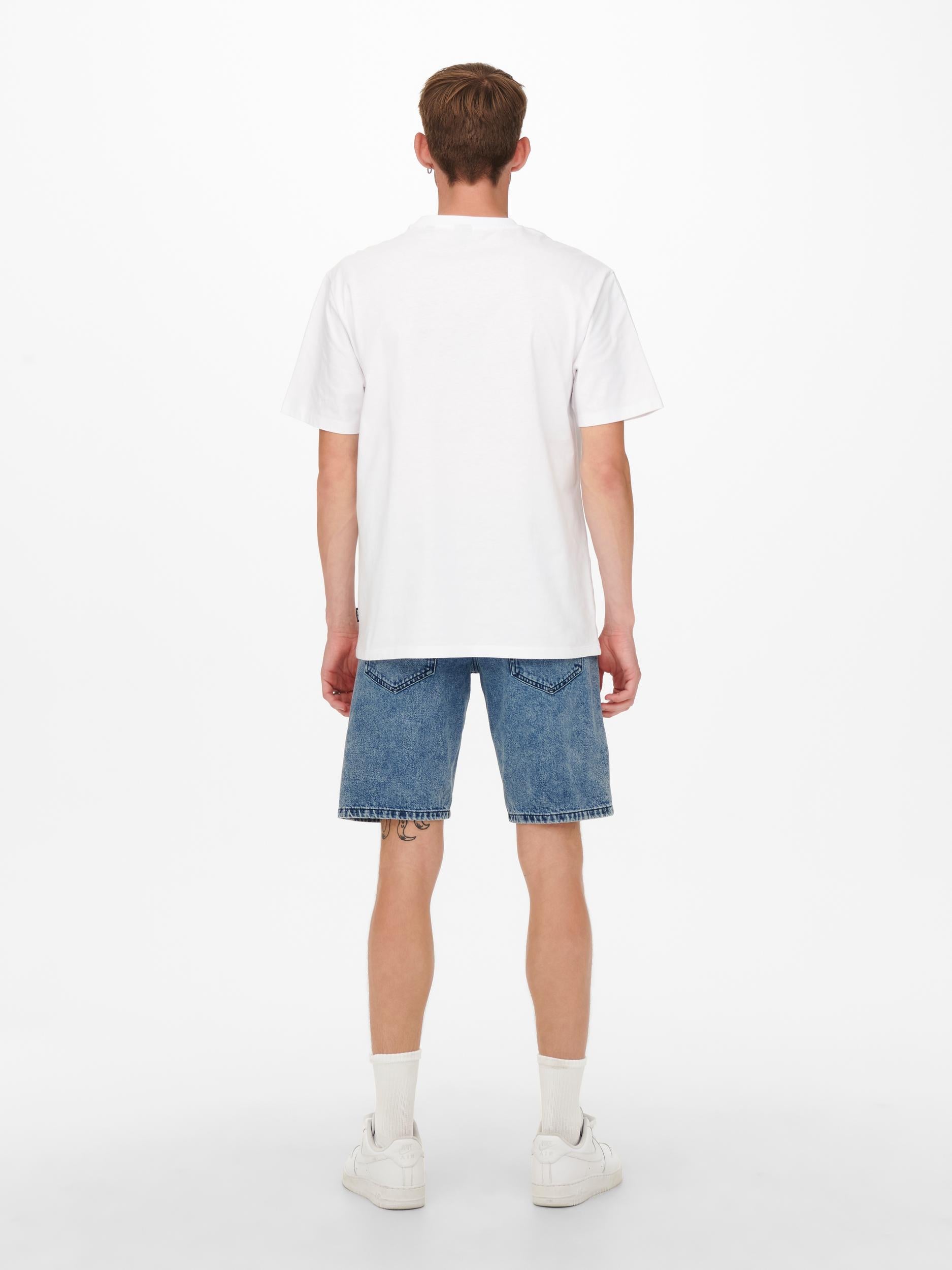T-SHIRT BASIC OVERSIZE - BIANCO, SABBIA , NERO