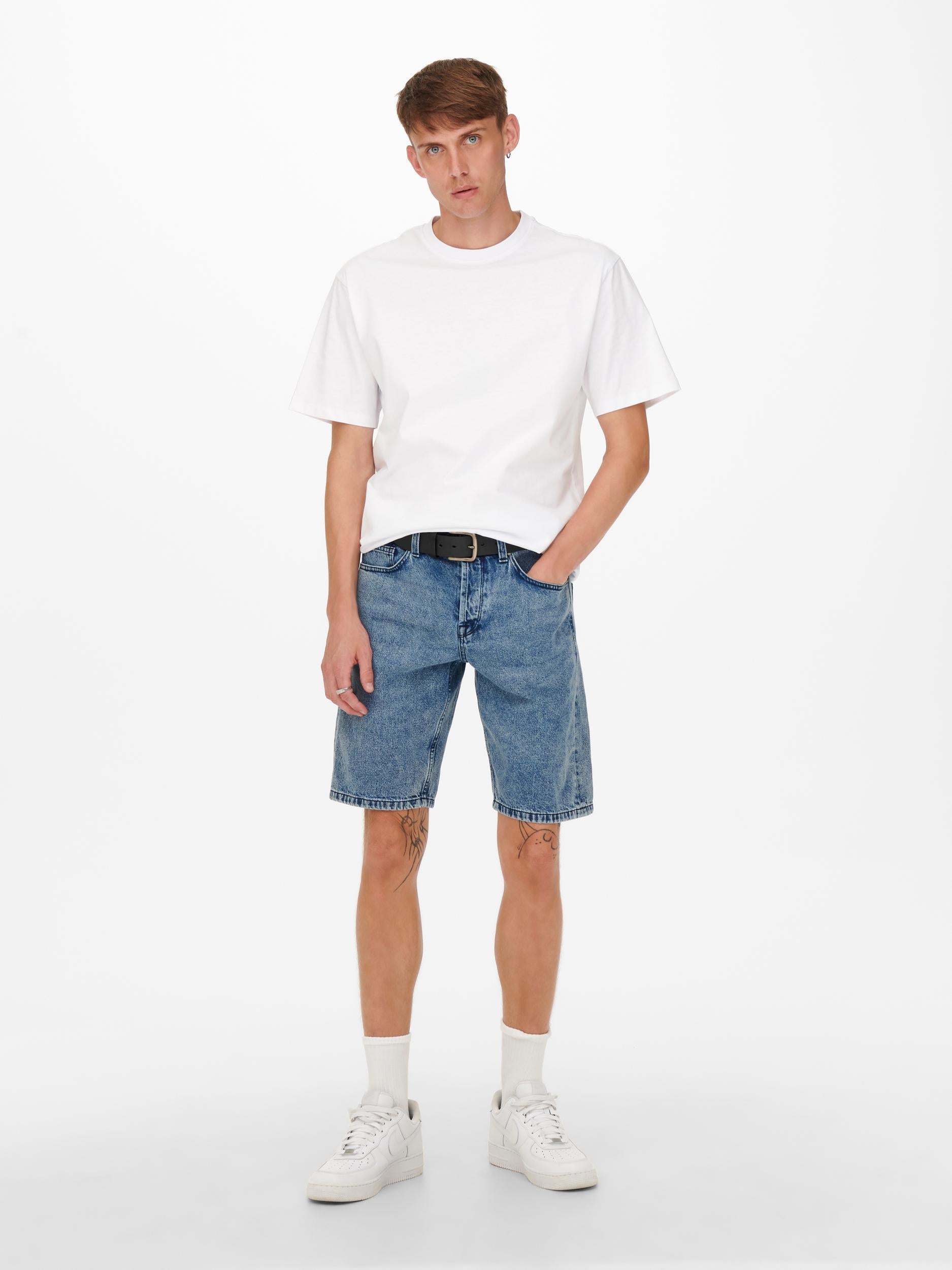 T-SHIRT BASIC OVERSIZE - BIANCO, SABBIA , NERO