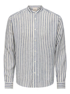 CAMICIA STRIPES - BIANCO/BLU