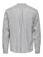 CAMICIA STRIPES - BIANCO/BLU