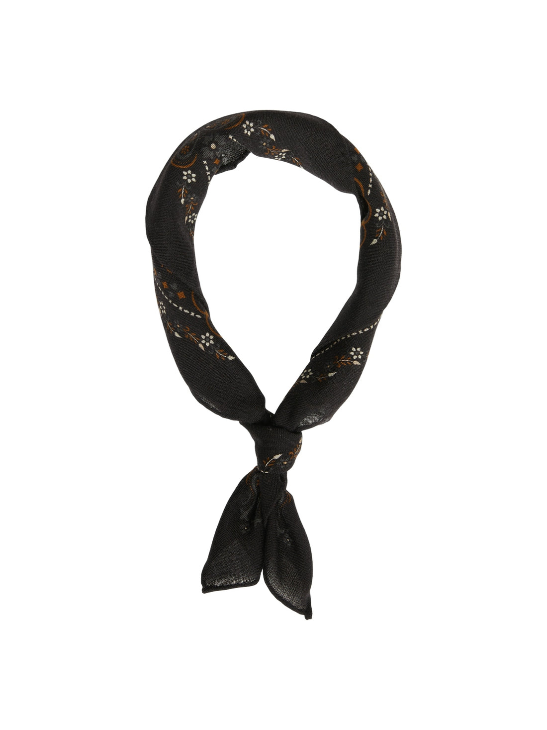PAISLEY FOULARD - CREAM, CHOCOLATE