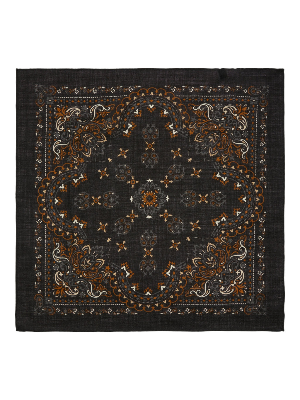 FOULARD PAISLEY - PANNA, CIOCCOLATO