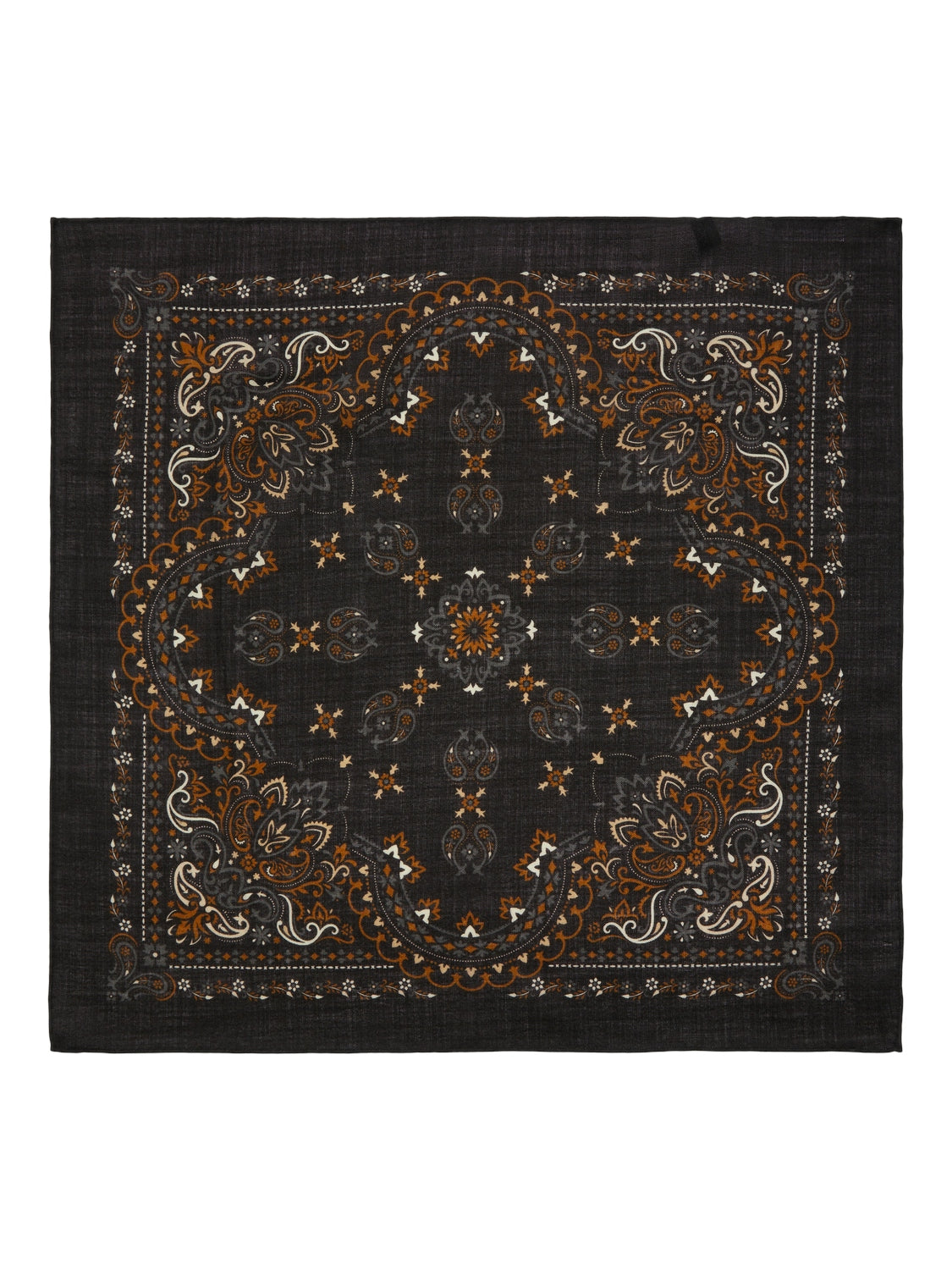 FOULARD PAISLEY - PANNA, CIOCCOLATO